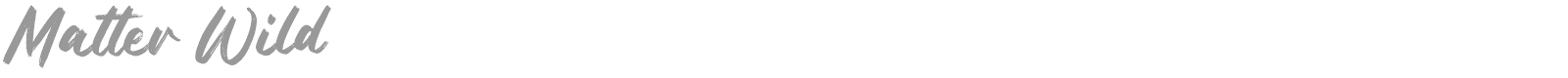 Matter Wild font preview